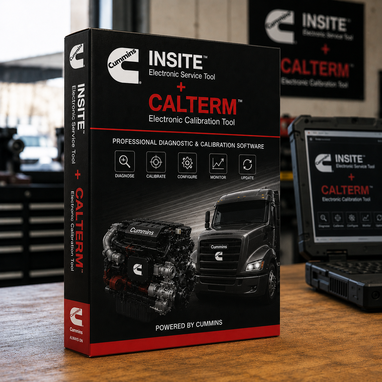 Cummins Insite 9.3 Pro + Calterm 5.16 - Activación de por vida