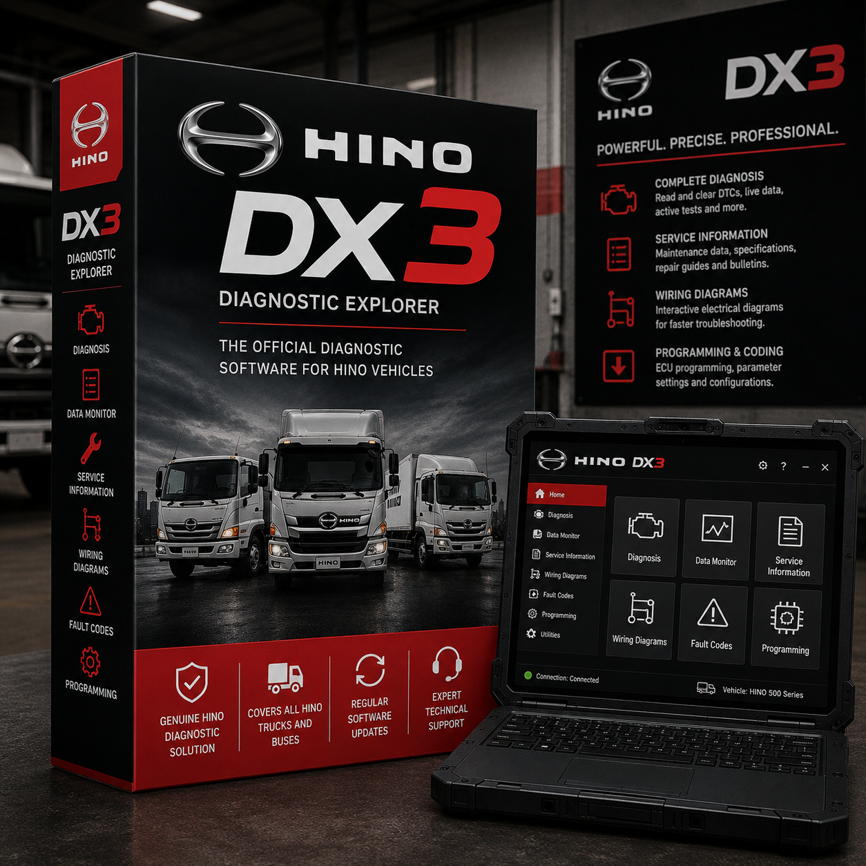 HINO DX3 Diagnostic Explorer - 2026