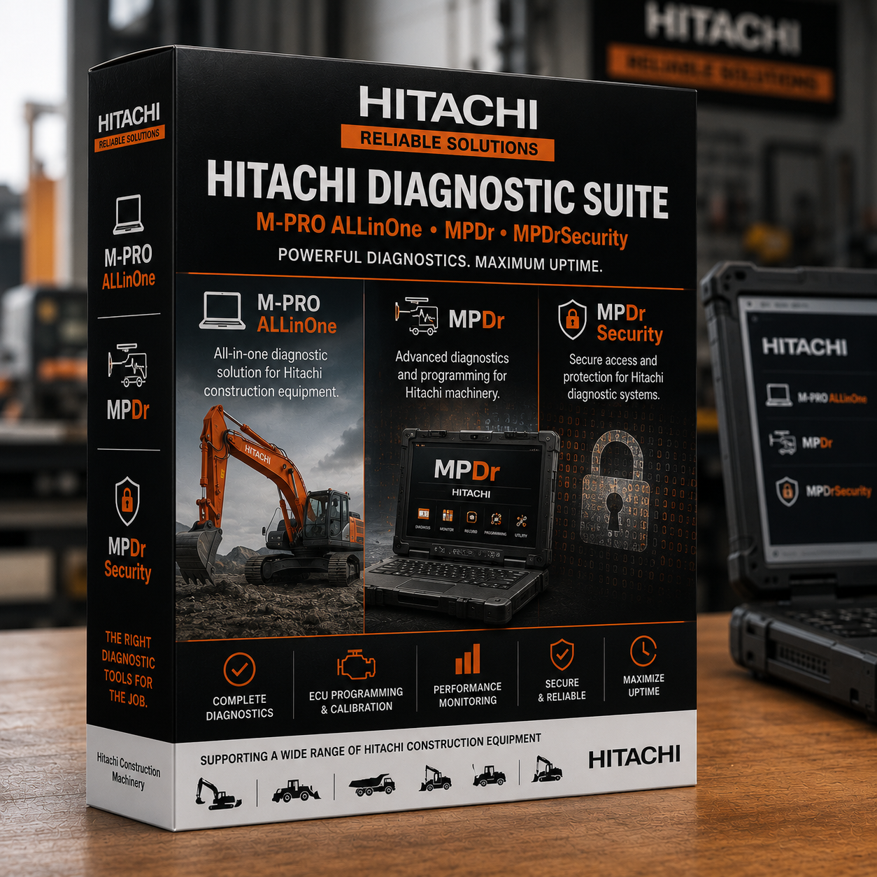 Hitachi M-PRO Diagnostic Suite | AllinOne + MPDr + MPDrSecurity | Latest
