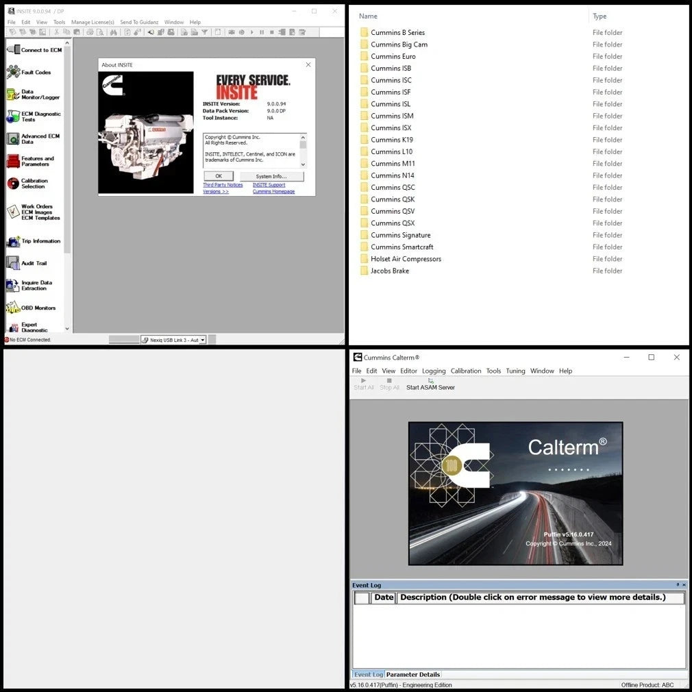 Cummins Insite 9.3 Pro + Calterm 5.16 - Lifetime Activation