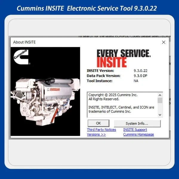Cummins Insite 9.3 Pro - Lifetime Activation